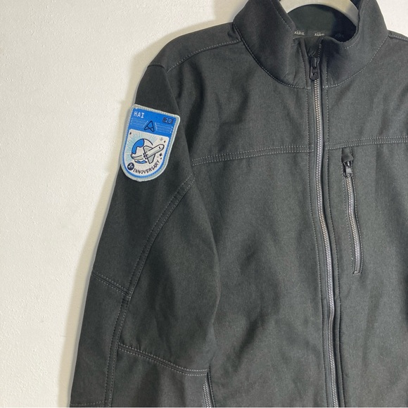 KUHL Born in the Mountains Jacket Mens M Gray Full-Zip Outdoor Hiking Logo - Picture 3 of 16